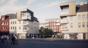 Syndicus appartementsgebouw - 39 appartementen, handelspanden en woonzorgcentrum - Syndicus Leopoldsburg Limburg
